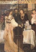Alma-Tadema, Sir Lawrence The Epps Family Screen (detao) (mk23) painting